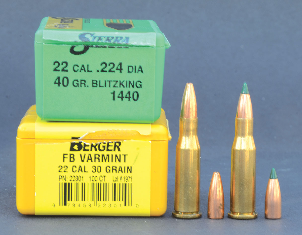 When handloading for bolt actions, pointed bullets shoot flatter and deliver more downrange punch than blunt-nosed bullets. They are also great choices for single shots.